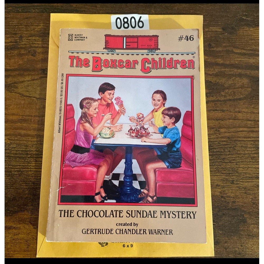 ✅Gertrude Chandler -Boxcar Children #46 : The Chocolate Sundae Mystery#️⃣0806